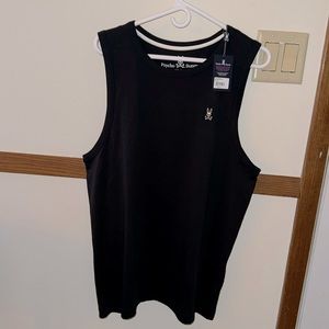 Men’s Black Psycho Bunny Shirt Size 6-Large.